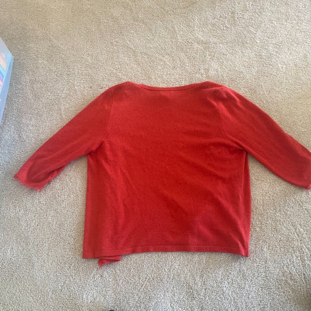 Kate Spade Embellished Cashmere Blend Cardigan Size Large - Picture 6 of 6
